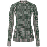 Kari Traa Smekker Long Sleeve Baselayer Skiundertrøje Dame - Thyme Green