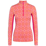 Kari Traa Rose Half Zip & Capri Skiundertøj Sæt Dame - Berry Pink -