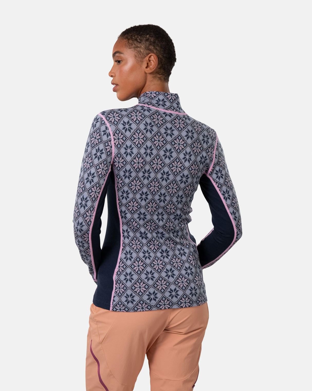 Kari Traa Rose Half Zip High Waist Skiundertøj Sæt Dame - Roy Blue