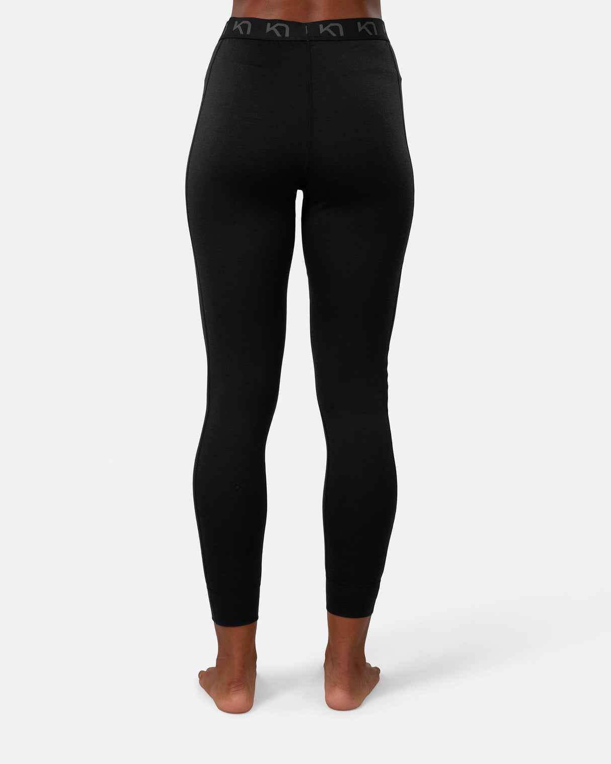 Kari Traa Klara Half Zip High Waist Skiundertøj Sæt Dame - Sail / Black