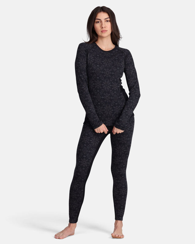 Kari Traa Edith Long Sleeve Skiundertrøje Dame - Black -