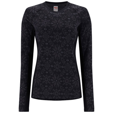 Kari Traa Edith Long Sleeve Skiundertrøje Dame - Black -