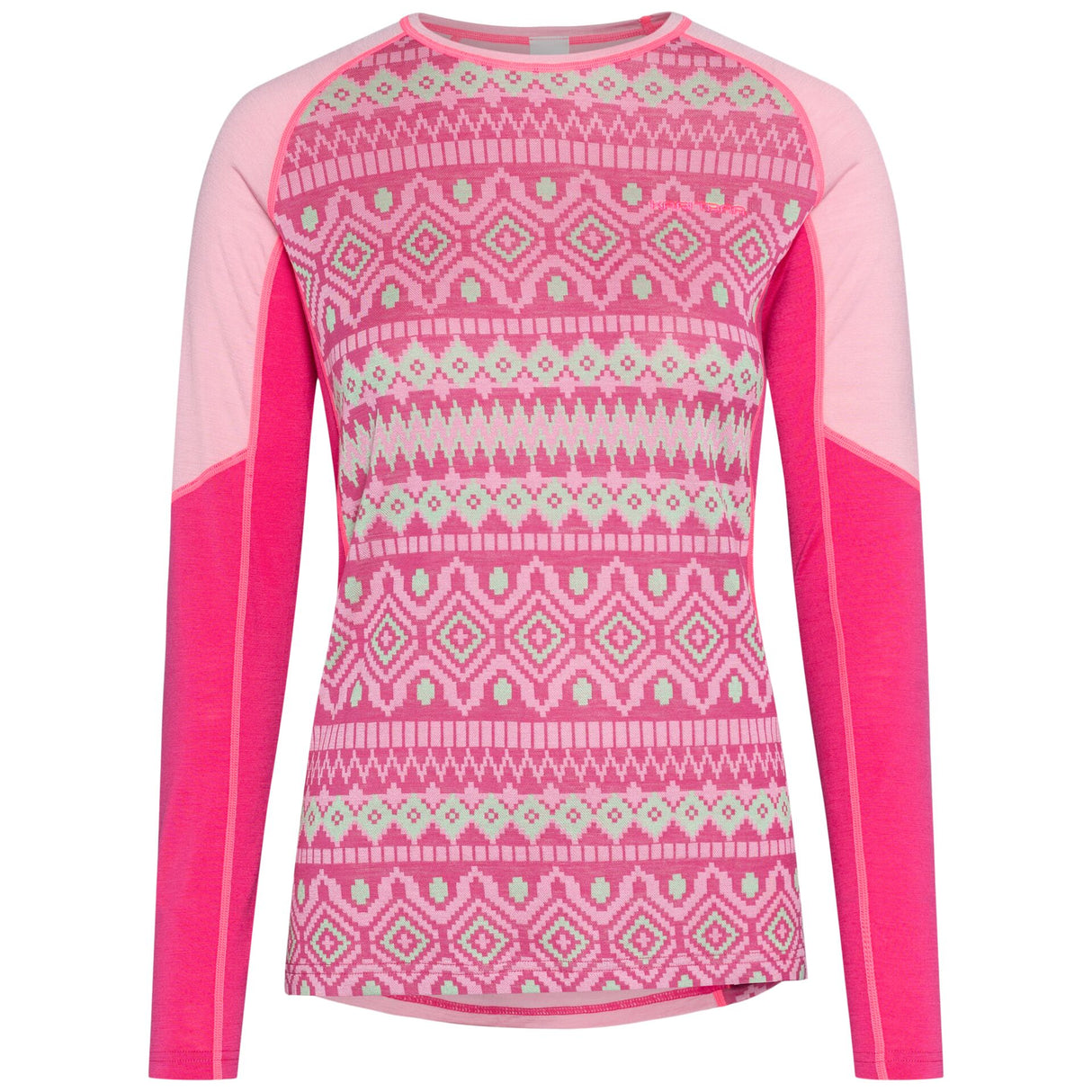 Kari Traa Malia Long Sleeve Skiundertøj Sæt Dame - Prism Pink