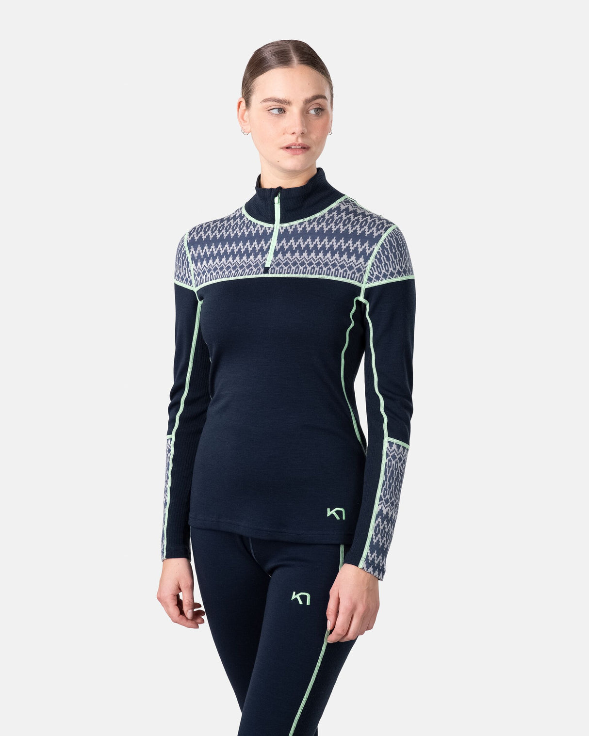 Kari Traa Sara Half-Zip Skiundertrøje Dame