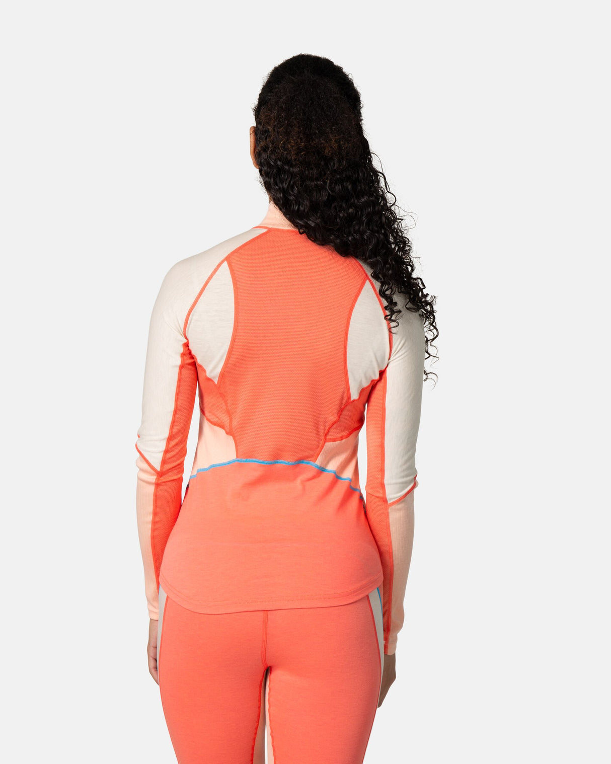 Kari Traa Alma Half-Zip Skiundertrøje Dame - Coral -