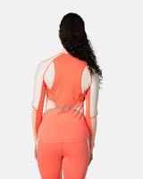 Kari Traa Alma Half-Zip Skiundertrøje Dame - Coral -