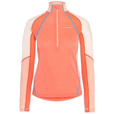 Kari Traa Alma Half-Zip Skiundertrøje Dame - Coral -