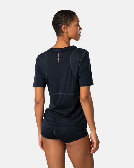 Kari Traa Embla Wool Tee T-shirt Dame - Royal -