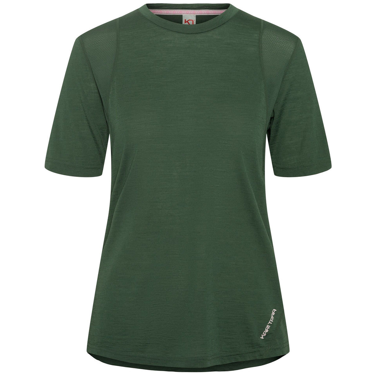 Kari Traa Embla Wool Tee T-shirt Dame - Thyme Green -