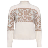 Kari Traa Disa Knit Striktrøje Dame - Natural White -