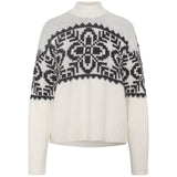Kari Traa Disa Knit Striktrøje Dame - Natural White -