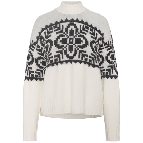 Kari Traa Disa Knit Striktrøje Dame - Natural White -