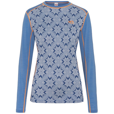 Kari Traa Iselin LS Long Sleeve Skiundertrøje Dame - Sea -