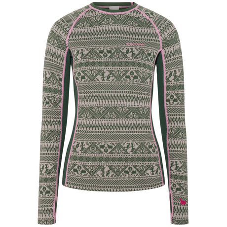 Kari Traa Tale Long Sleeve Skiundertøj Sæt Dame - Thyme Green -