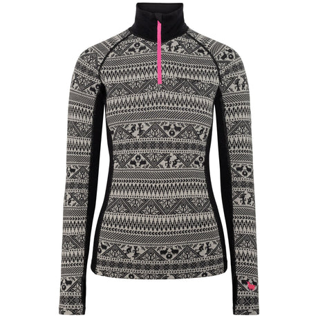 Kari Traa Tale Half Zip Skiundertøj Sæt Dame - Black -