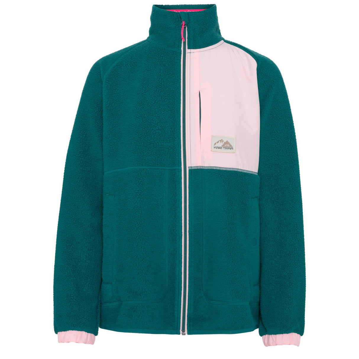 Kari Traa Emma Midlayer Fleecetrøje Dame - Peacock -