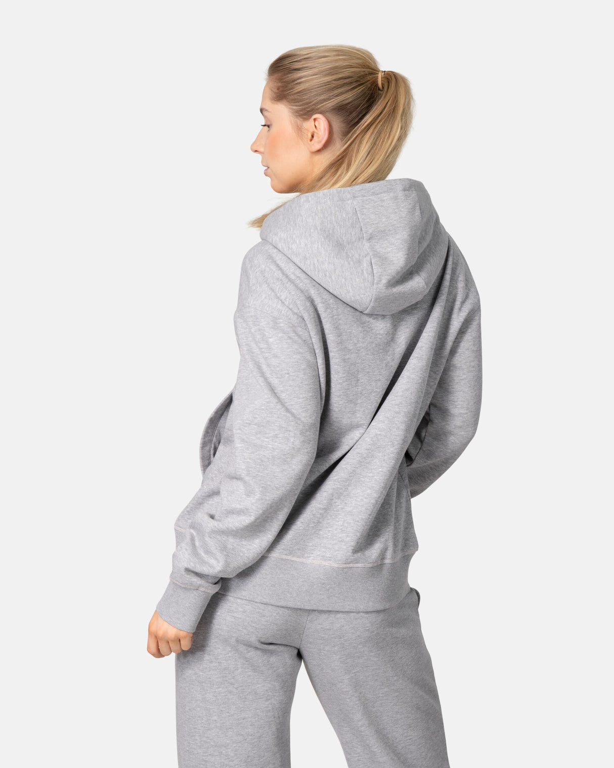 Kari Traa Synne Hood Dame - Light Grey Melange -
