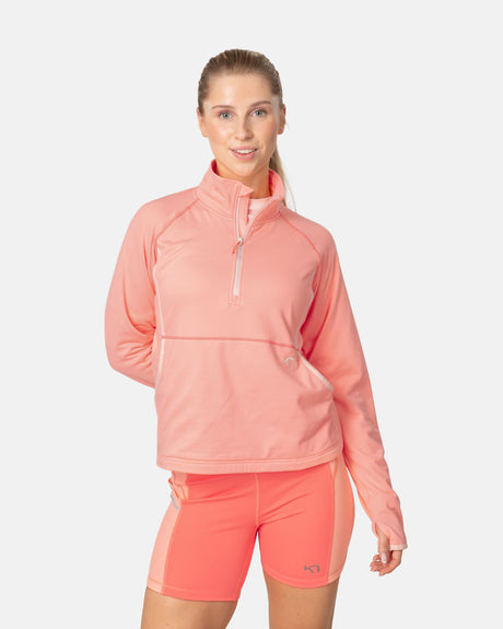 Kari Traa Mika Fleece Dame - Peach Bloom - Peach Bloom