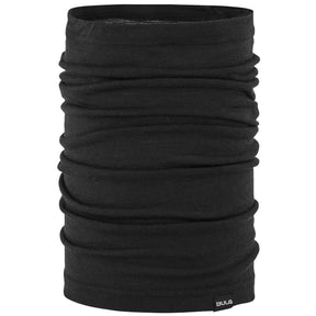 Bula Solid Wool Tube Halsedisse Herre - 100% merinould - Black - Black One-size