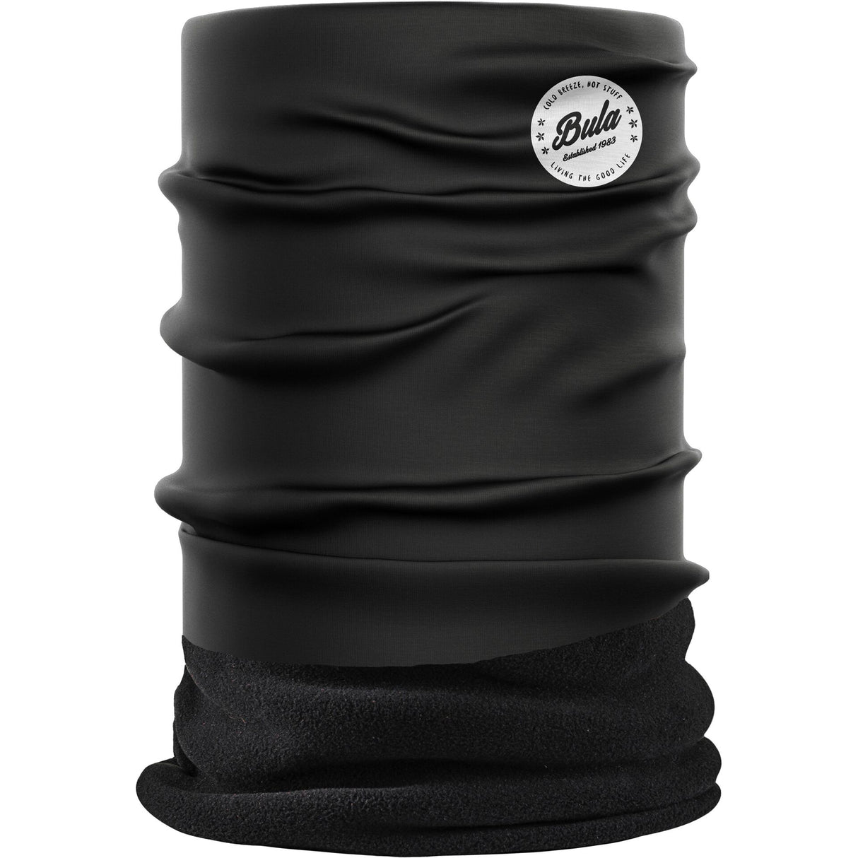 Bula Vector Fleece Edge Tube Halsedisse Herre - Black One-size