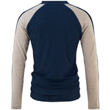 Bula Retro Merino Wool Crew Skiundertøj Sæt Herre - Navy -