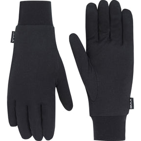 Bula Wool Liner Gloves Inderhandsker Herre - Black - Black