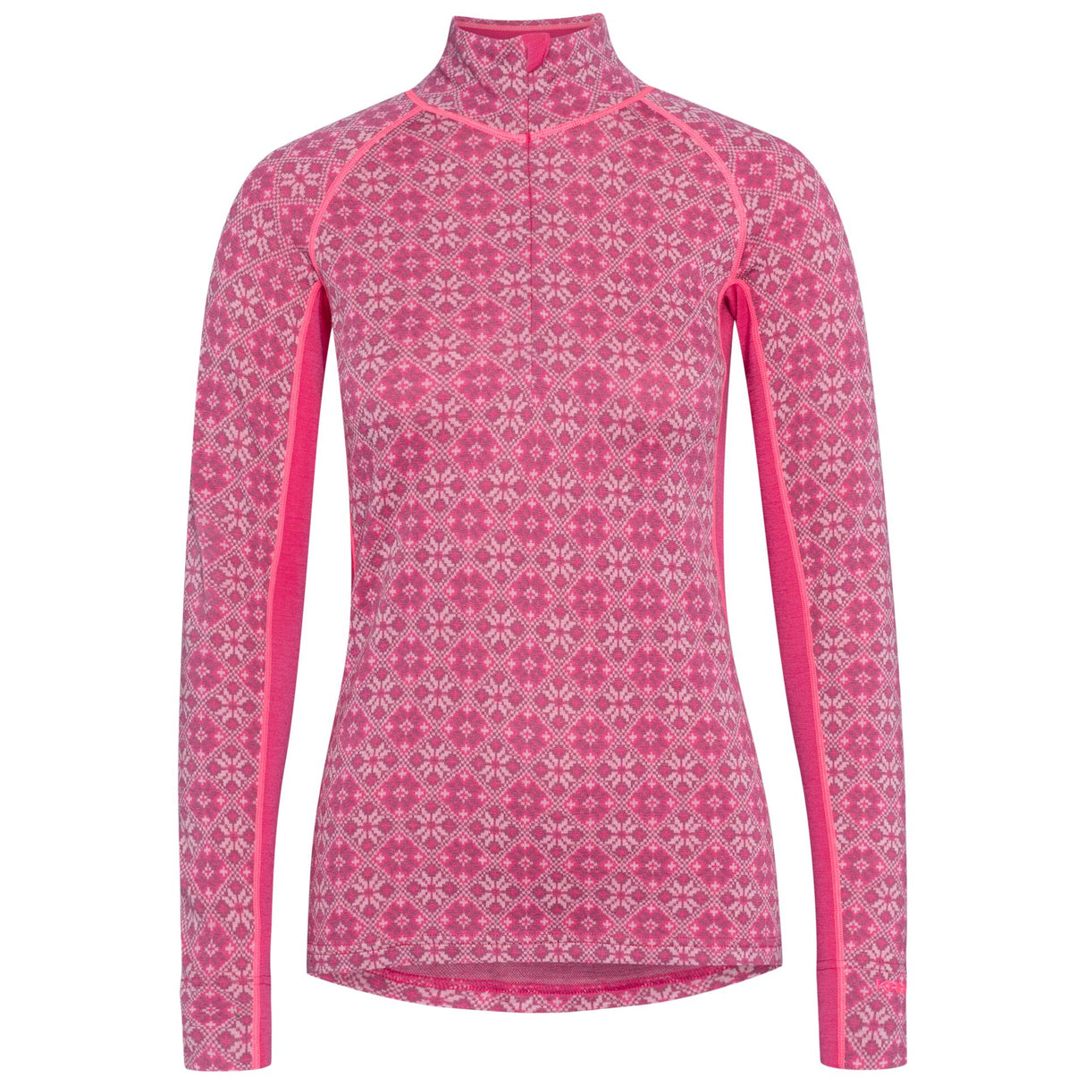 Kari Traa Rose Light Half Zip Skiundertrøje Dame - Berry Pink