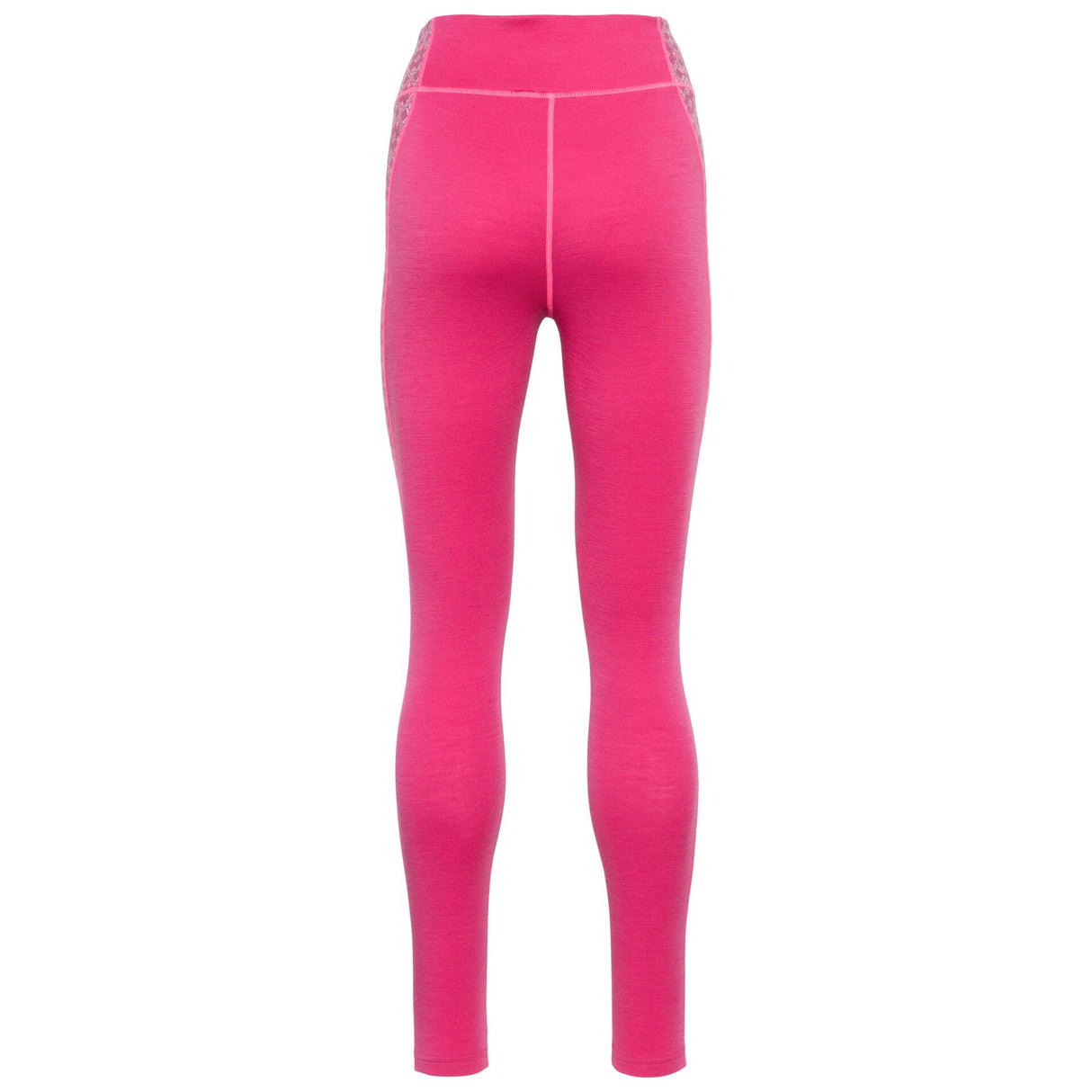 Kari Traa Rose Light Long Sleeve High Waist Skiundertøj Sæt Dame - Berry Pink