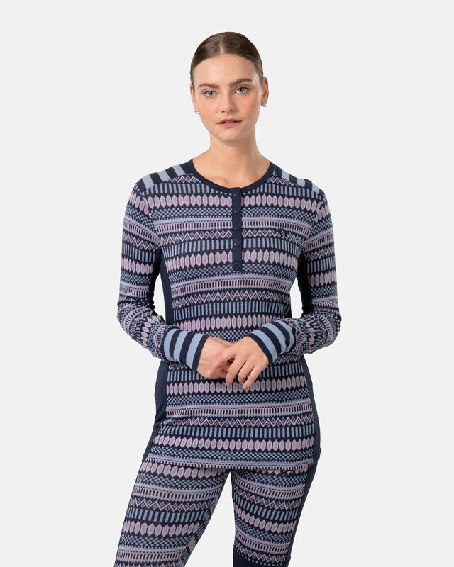 Kari Traa Åkle Long Sleeve Langærmet Skiundertrøje Dame - Royal -