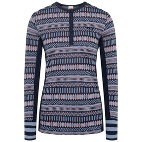 Kari Traa Åkle Long Sleeve High Waist Skiundertøj Sæt Dame - Royal -