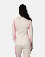 Kari Traa Rose Half Zip Skiundertrøje Dame - Cotton Candy -