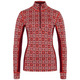 Kari Traa Rose Half Zip Baselayer Top Skiundertrøje Dame - Rouge Red