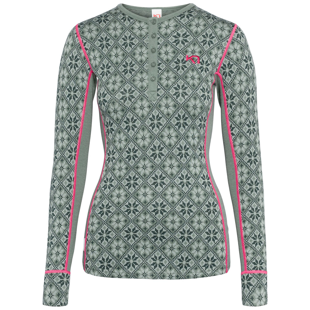 Kari Traa Rose Long Sleeve Baselayer - 100% Merinould - Sag