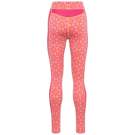 Kari Traa Rose Long Sleeve High Waist Skiundertøj Sæt Dame - Berry Pink -