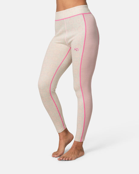 Kari Traa Rose High Waist Pants Skiunderbukser Dame - Cotton Candy - Cotton Candy