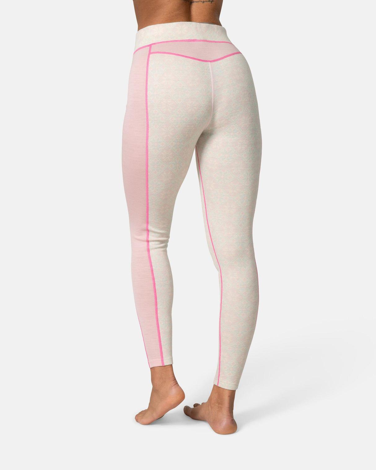 Kari Traa Rose High Waist Pants Skiunderbukser Dame - Cotton Candy -