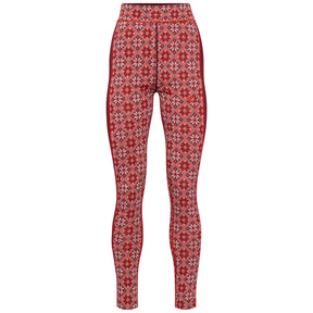 Kari Traa Rose High Waist Pants Skiunderbukser Dame - Rouge Red - Rouge Red