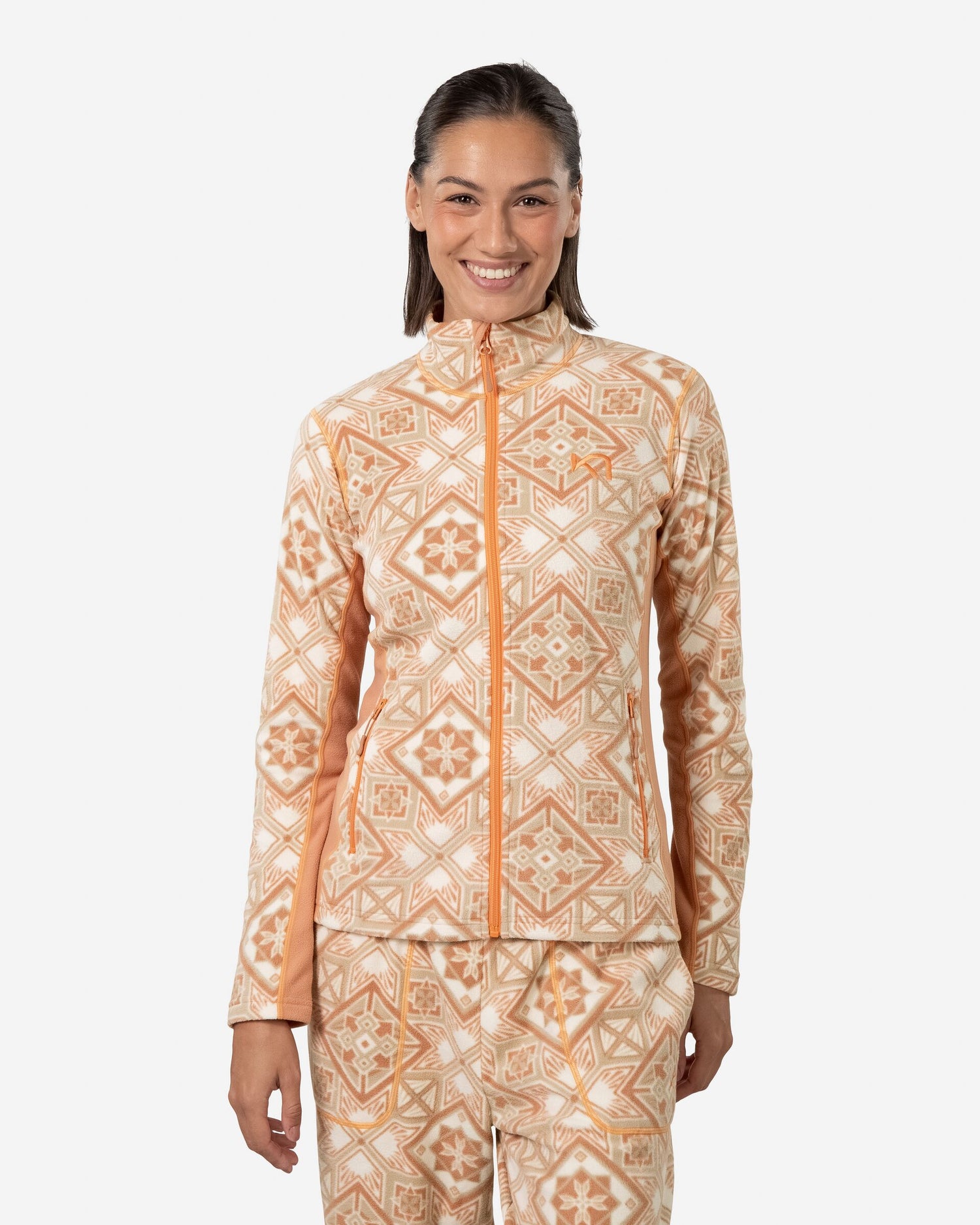 Kari Traa Olga Fleecejakke Dame - Light Brown - Light Brown