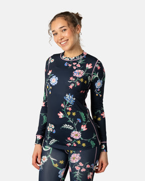 Kari Traa Fryd Long Sleeve Baselayer Skiundertrøje Dame - Ro - Ro