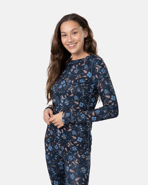 Kari Traa Fryd Long Sleeve Baselayer Træningstrøje Dame - Royal Blue