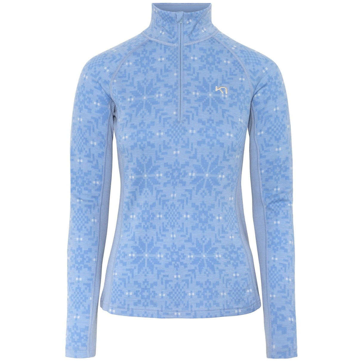Kari Traa Edith Half Zip Skiundertrøje Dame - Iris -