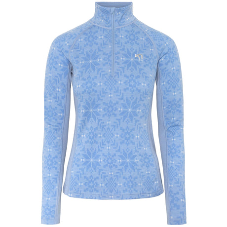 Kari Traa Edith Half Zip Skiundertrøje Dame - Iris -