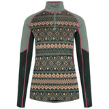 Kari Traa Malia Half-Zip Skiundertrøje Dame - Murk Green - Murk Green