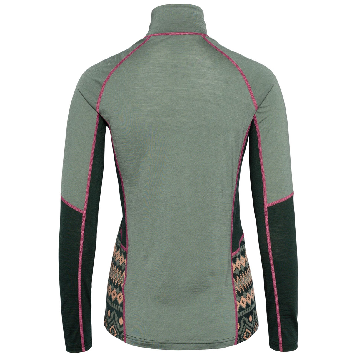 Kari Traa Malia Half-Zip Skiundertrøje Dame - Murk Green -