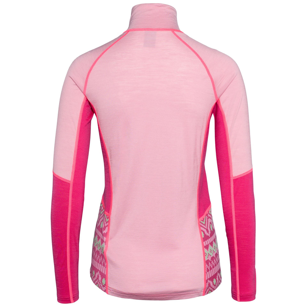 Kari Traa Malia Half-Zip Skiundertrøje Dame - Prism Pink -