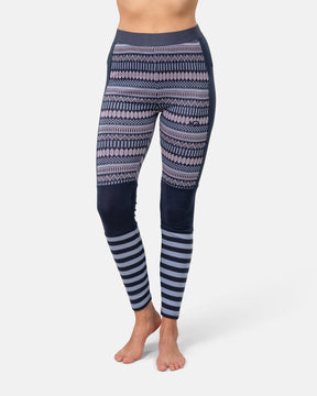 Kari Traa Åkle Long Sleeve High Waist Skiundertøj Sæt Dame - Royal -