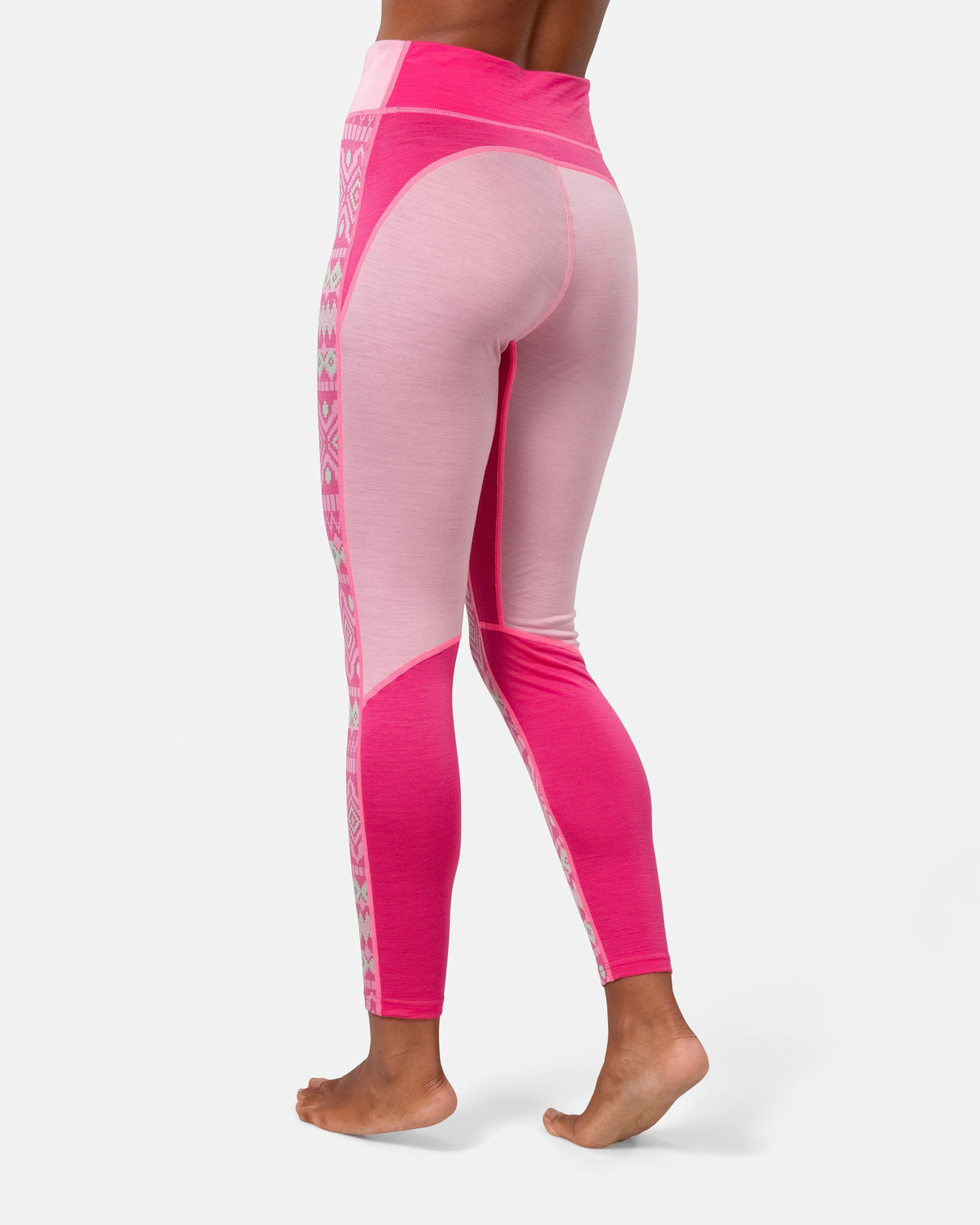 Kari Traa Malia Long Sleeve Skiundertøj Sæt Dame - Prism Pink -