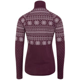 Kari Traa Vilma Half Zip Skiundertrøje Dame - Wine -