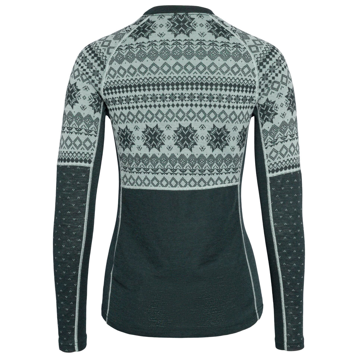 Kari Traa Vilma Long Sleeve Skiundertøj Sæt Dame - Pine Green -