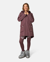 Kari Traa Mona Parka Vinterfrakke Dame – Cocoa Powder